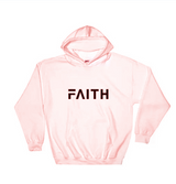 Faithful Letter Print Hoodie