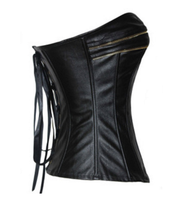 Vixen Leather Corset Top