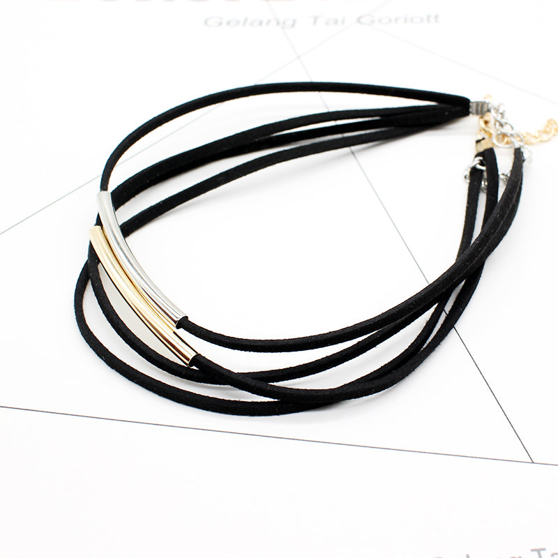 Lola Black String Choker