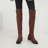 Seductive Chic Thigh High Flat Heel Boots