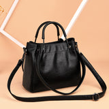 Retro Chic Leather Ladies Bucket Bag