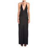 Whimsy Backless Halter Evening Dress