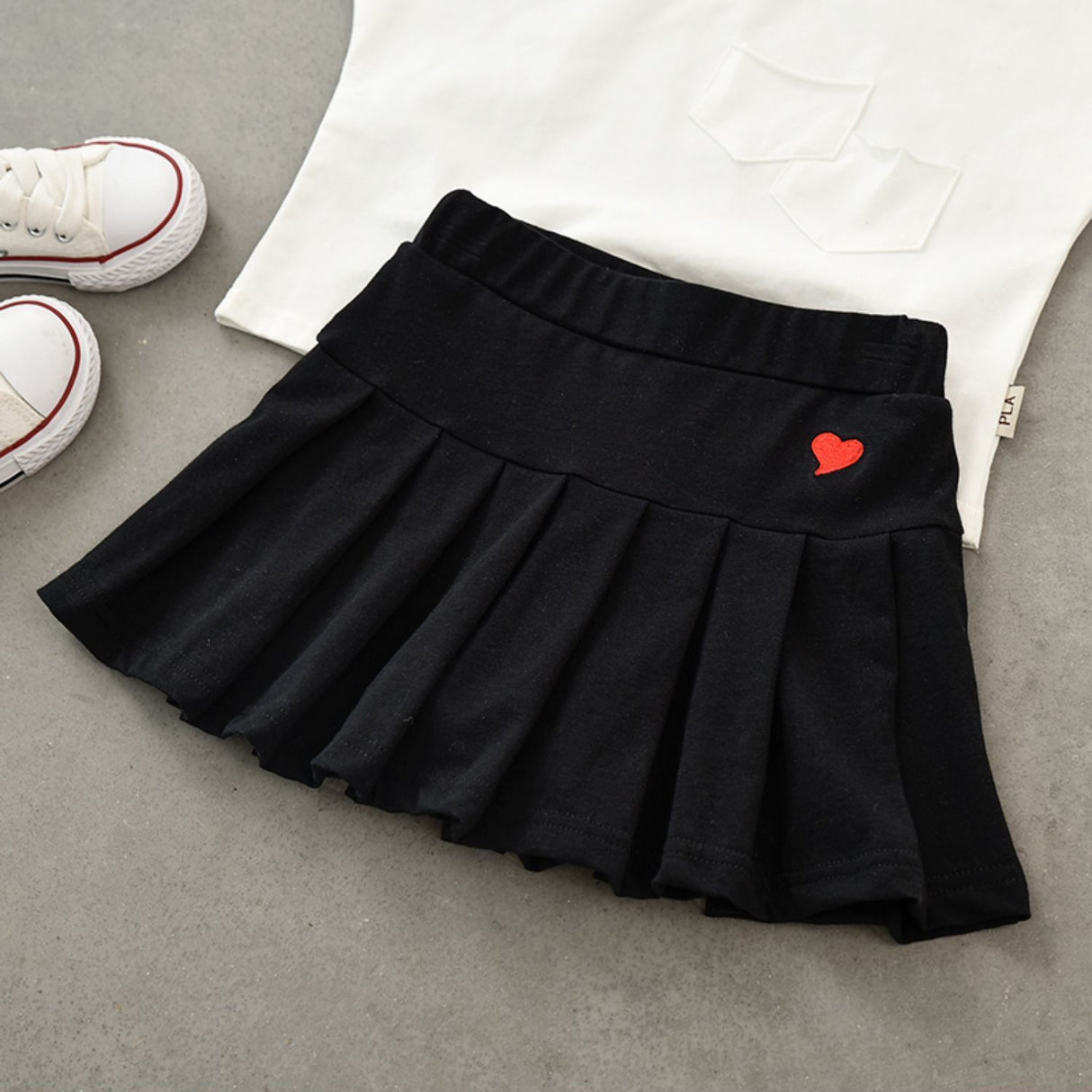 Lovely Pleated Cotton Skirt