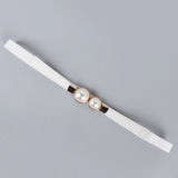 Pearl Double Buckle Waist Belt