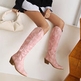 Seductive V-Cut Western Charm Boots