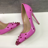 Riveted Pink High Heels