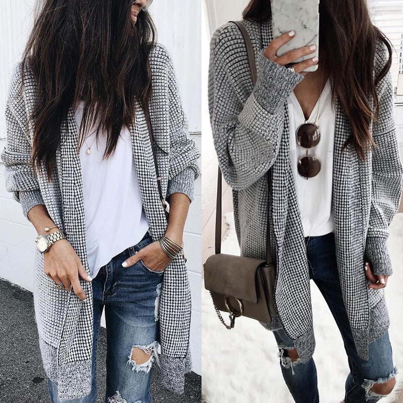 Cardigan coat