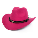 Jazzy Wool and Felt Cowboy Hat