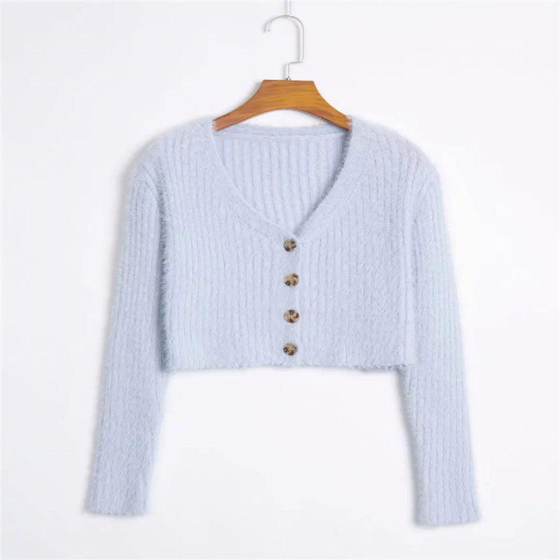 Sweet Knit Cotton Blend Cardigan