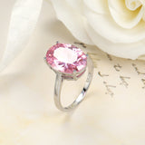 Pink Wedding Cut Ring