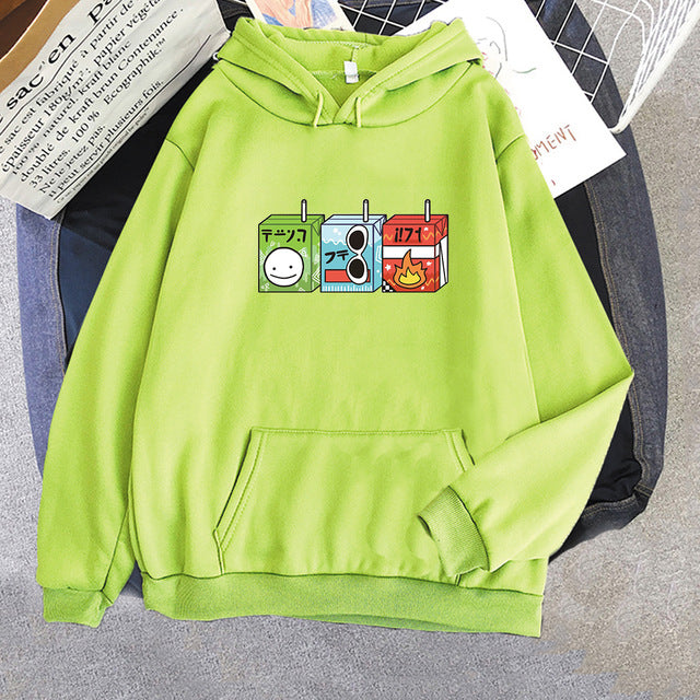 Dream Team Juice Box Print Hoodie