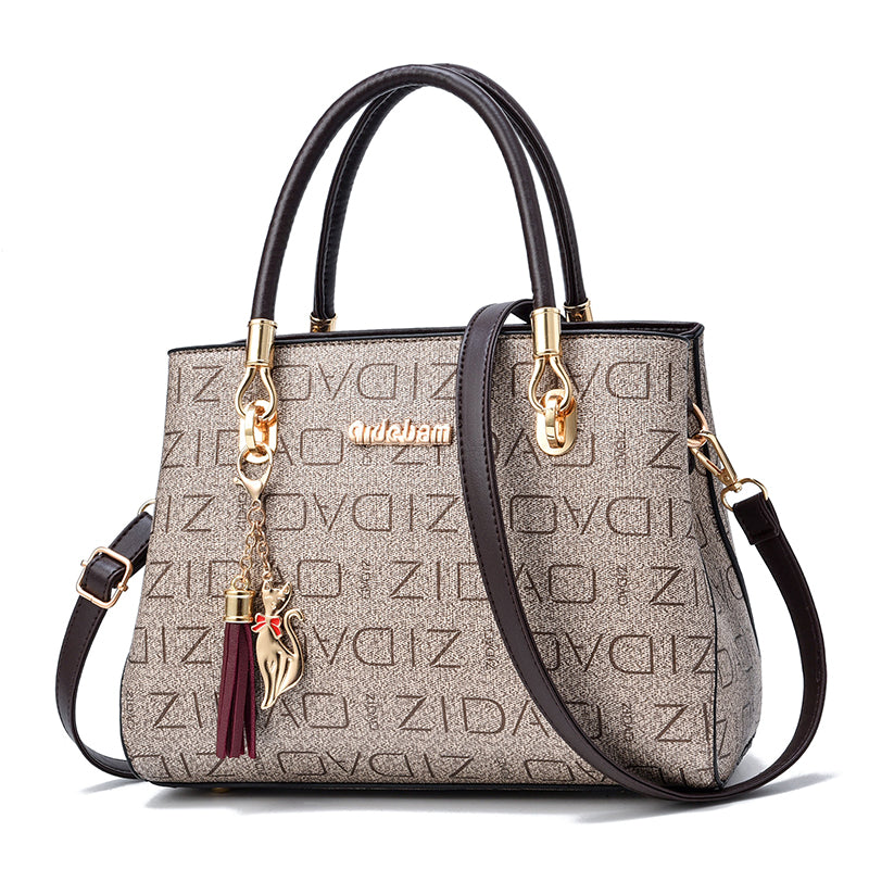 Printed All-match Ladies Handbag