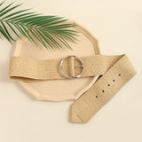 Beachy Grass Woven All-Match Waist Belt