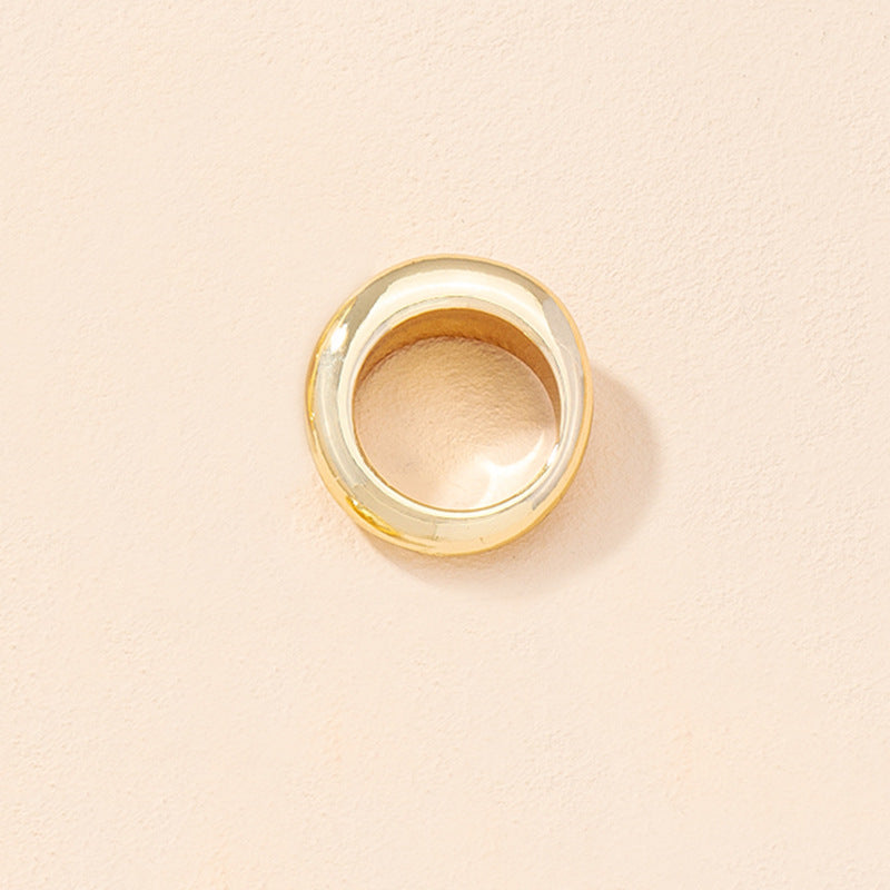 Wide Gold Lola Ring