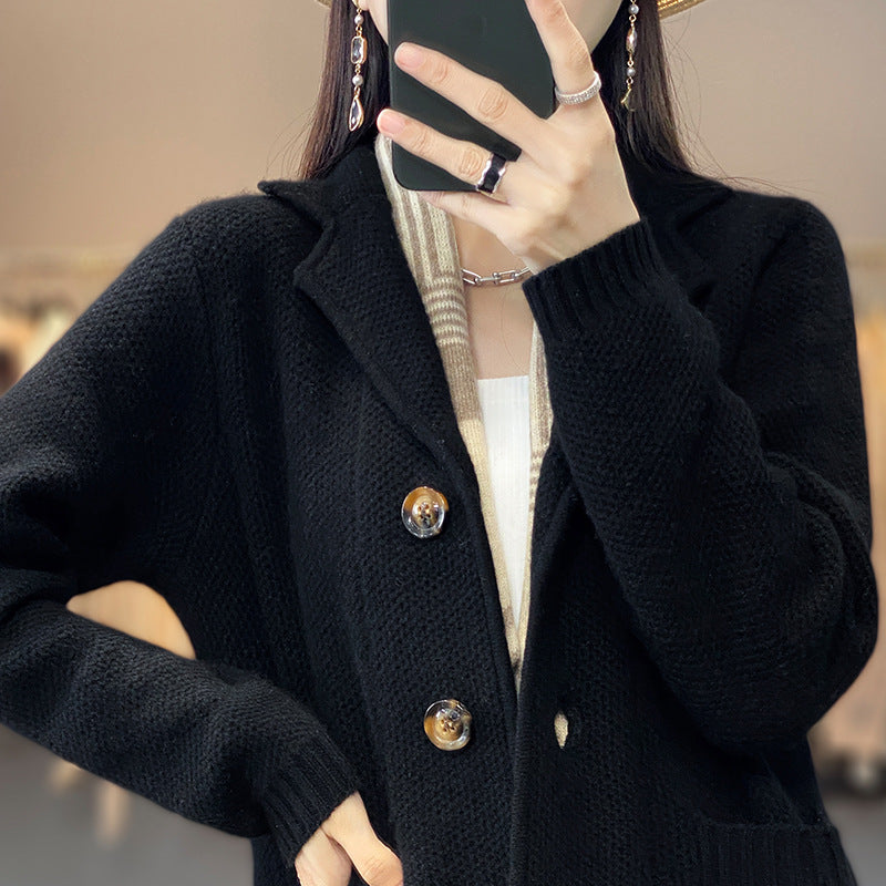 Woolen Sweetheart Cardigan