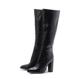 Chic Pointed Toe Zip-Up High Heel Fashion Boots