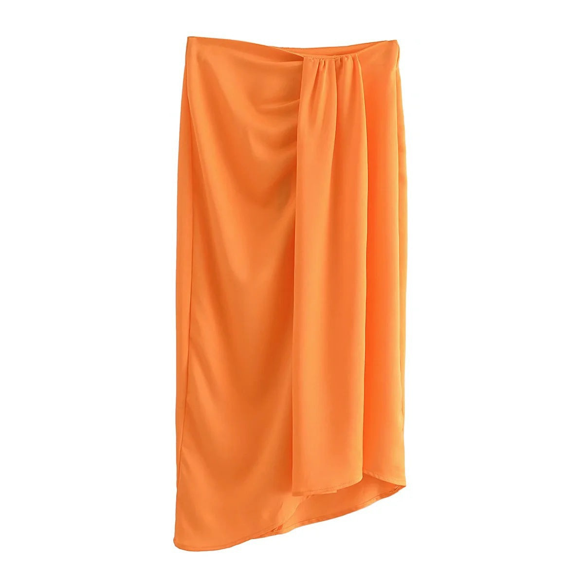 Pleated Orange Dream Skirt