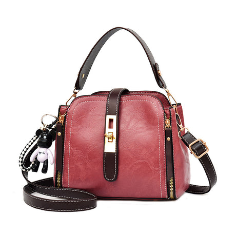 Vintage Flap Crossbody Messenger Bag for Women