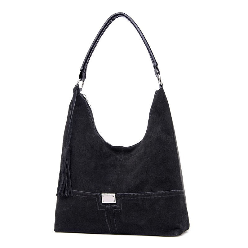 Luxury Suede Lady Handbag - The Elegant Chic Bag