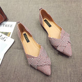 Emma Herringbone Point Flats