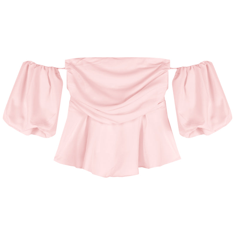 Dream French Ruffle Crop Top