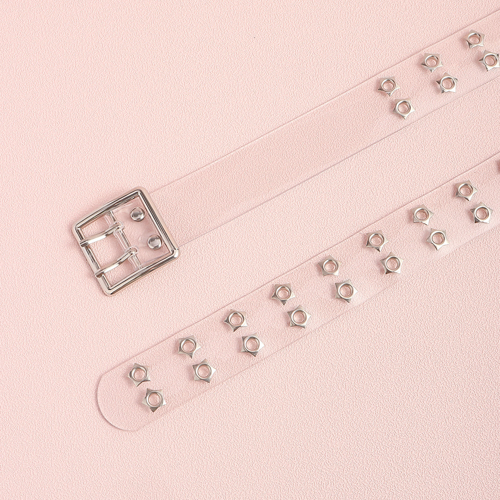 Stellar Perforated Hollow Waist Belt