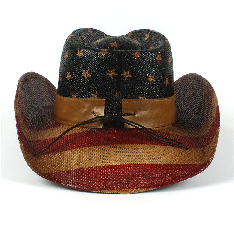 Grass Knit Curling Eaves Cowboy Hat