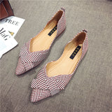 Emma Herringbone Point Flats