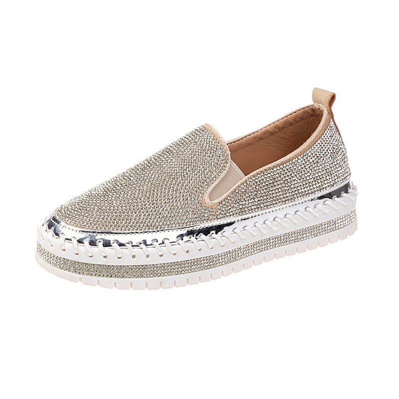 Sparkle Sponge Cake Rhinestone Shoes