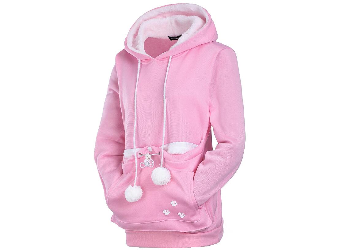 Fashion Feline Print Hoodie