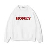 Honey Print Winter Hoodie