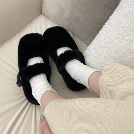 Fluffy Mila Sandals