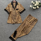 Silk V-Neck Pajama Set