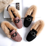 Fuzzy Bunny Flats Shoes