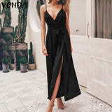 Sleek Wide Leg Pants Jumpsuit