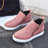 Suede Comfort Round Toe Shoes