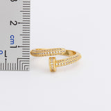 Amanda Nail Studded Ring