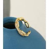 Gold Studded Alice Ring