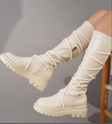 Lace-Up Dream Boots