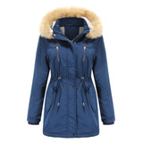 Winter Chic Hooded Fleece Coat