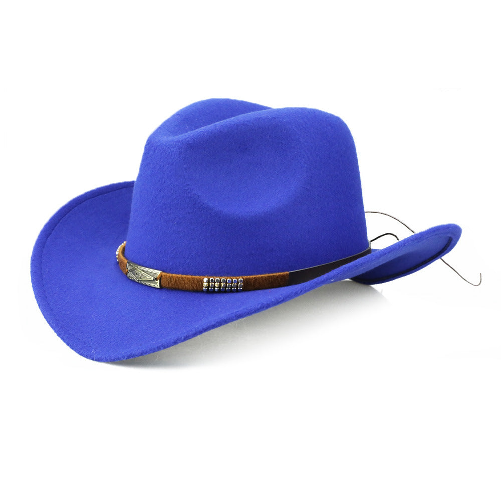 Woolen Denim Hat Cowboy Hat