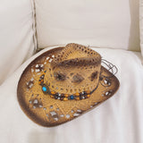 Straw Sun Hat Cowboy Hat