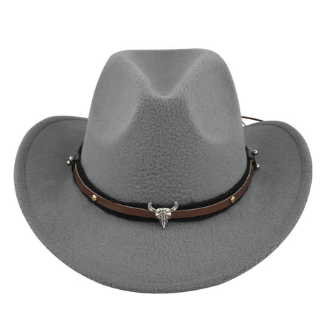 Western Bell Shape Curved Brim Cowboy Hat