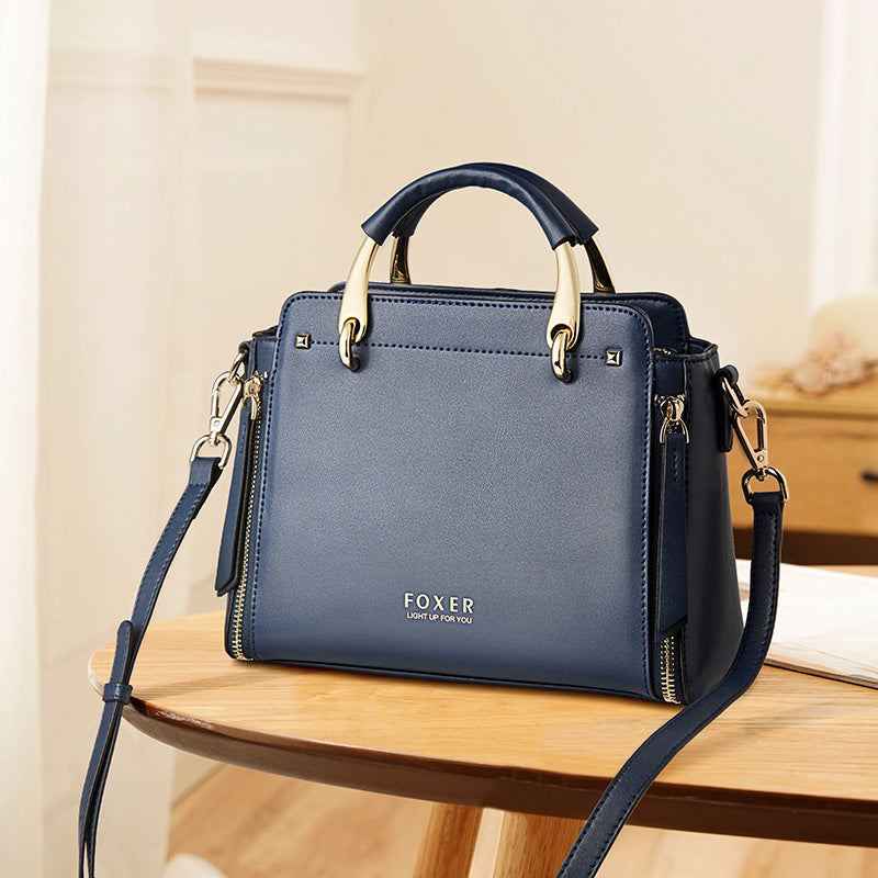 Retro Chic Leather Ladies Handbag