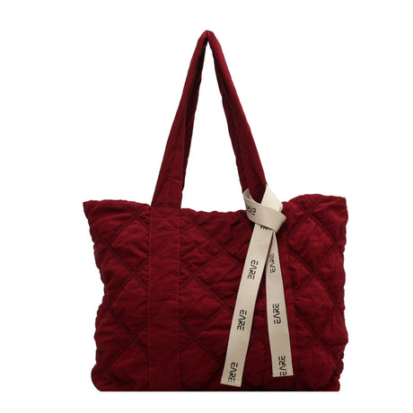 Fashionable Rhombus Winter Tote Bag