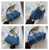 Denim Chic Shoulder Bag