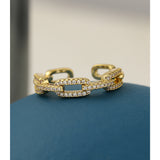 Gold Studded Alice Ring