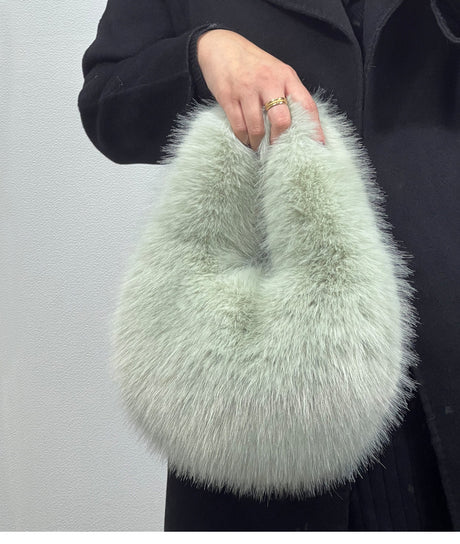 PETRA FAUX FUR HANDBAG