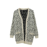 Dainty Dots Knit Sweetheart Cardigan