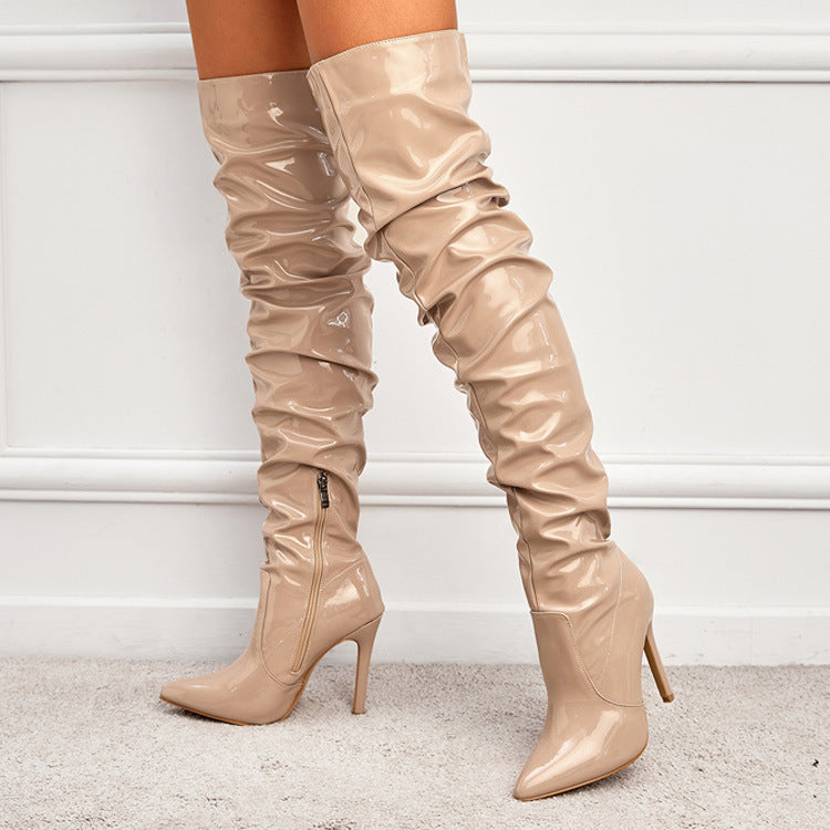 Seductive Chic Knee High Super Heel Party Boots